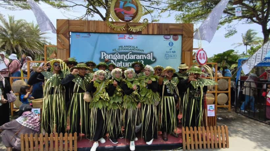 Desa Karangmulya Hadiri dan Meriahkan Milangkala ke-13 Kabupaten Pangandaran