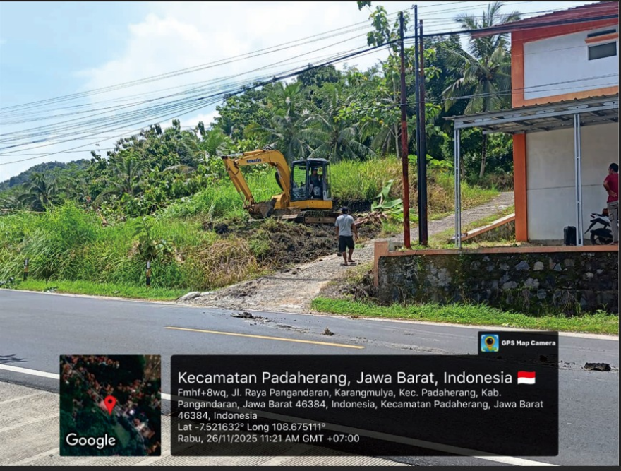 Proses Perataan Tanah Lokasi Pembangunan Fisik Gerai, Pergudangan, dan Kelengkapan Koperasi Desa/Kelurahan Merah Putih 